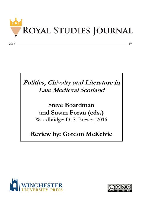 (PDF) Boardman & Foran (eds.), Barbour’s Bruce and its Cultural .